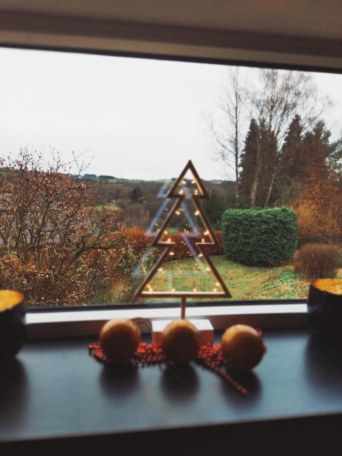 Le Clos Des 3 - Vacances Avec Vue En Ardennes A 5 Kilometres De La Roche - Maison De 90 M2 Avec Chambres - Avec Magnifique Jardin Rendeux Eksteriør billede